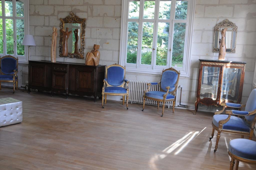 Chateau De La Chaussee Bed and Breakfast Brain-sur-Allonnes Exterior foto